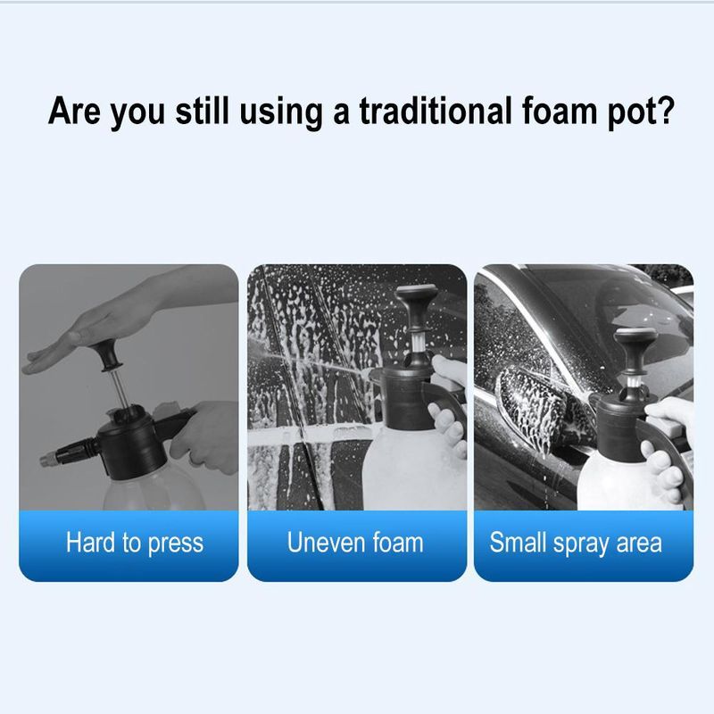 Electric Foam Wireless Charging Special High-pressure Pa Pot Fan Shaped Watering Can Gardening Tool For Car Washing_autovado.com