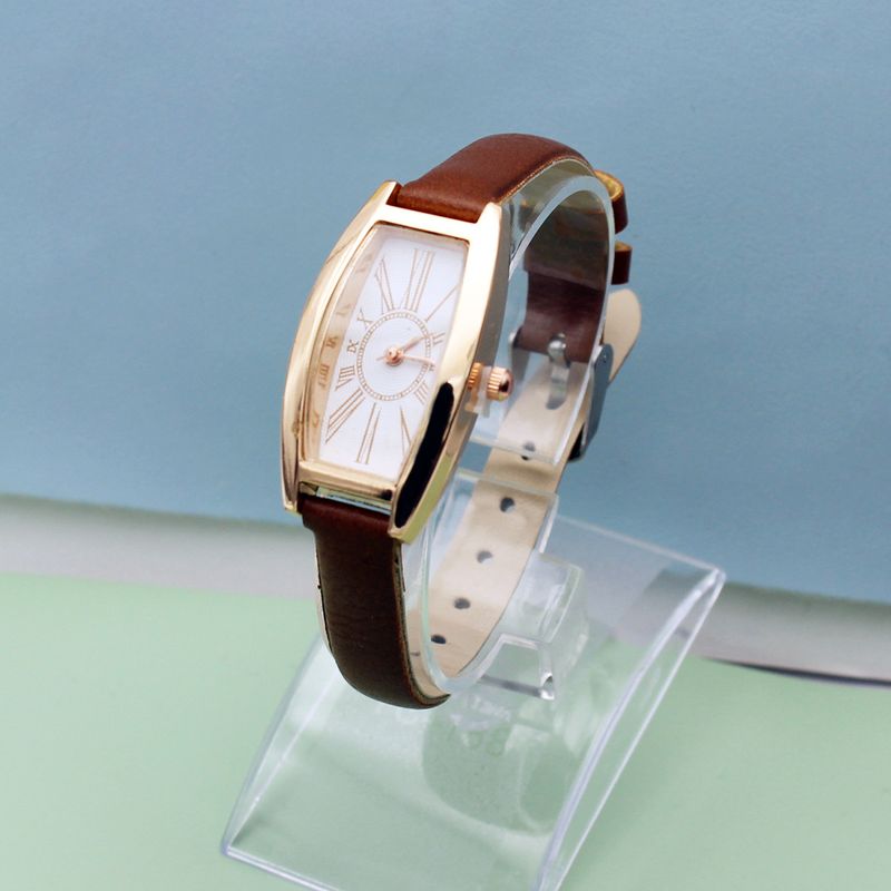 Women's square watch belt quartz watch_autovado.com