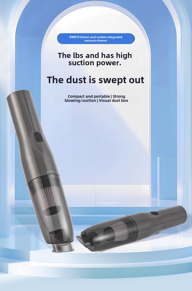 Cross-border private models sell well with large suction force, dual-purpose car vacuum cleaner, suction and blowing integrated wireless charging dust_autovado.com