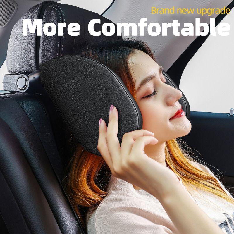 Seat Headrests Interior Accessories Side Rests 45D Memory Foam Car Universal Sleep Neck Pillow_autovado.com