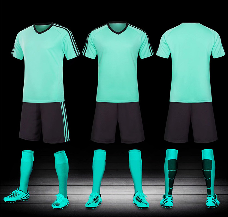 Men's Clothing suits men's professional competition training team uniforms printed breathable football clothes sportswear short sleeves_autovado.com