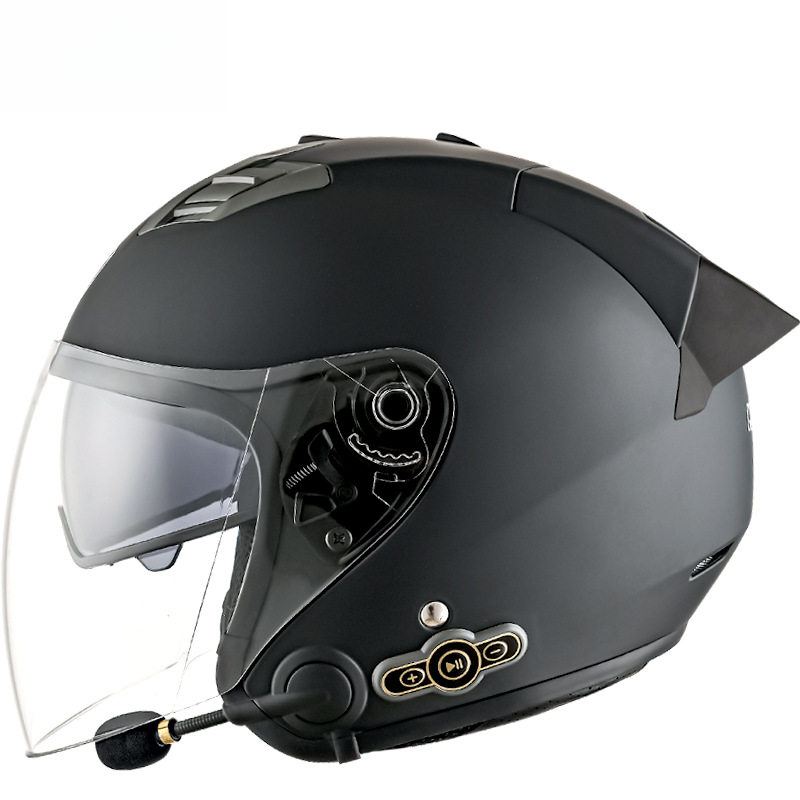 CoolQee Electric Motorcycle Bluetooth Men's Smart Helmet 3000mAh Long Battery Life_autovado.com