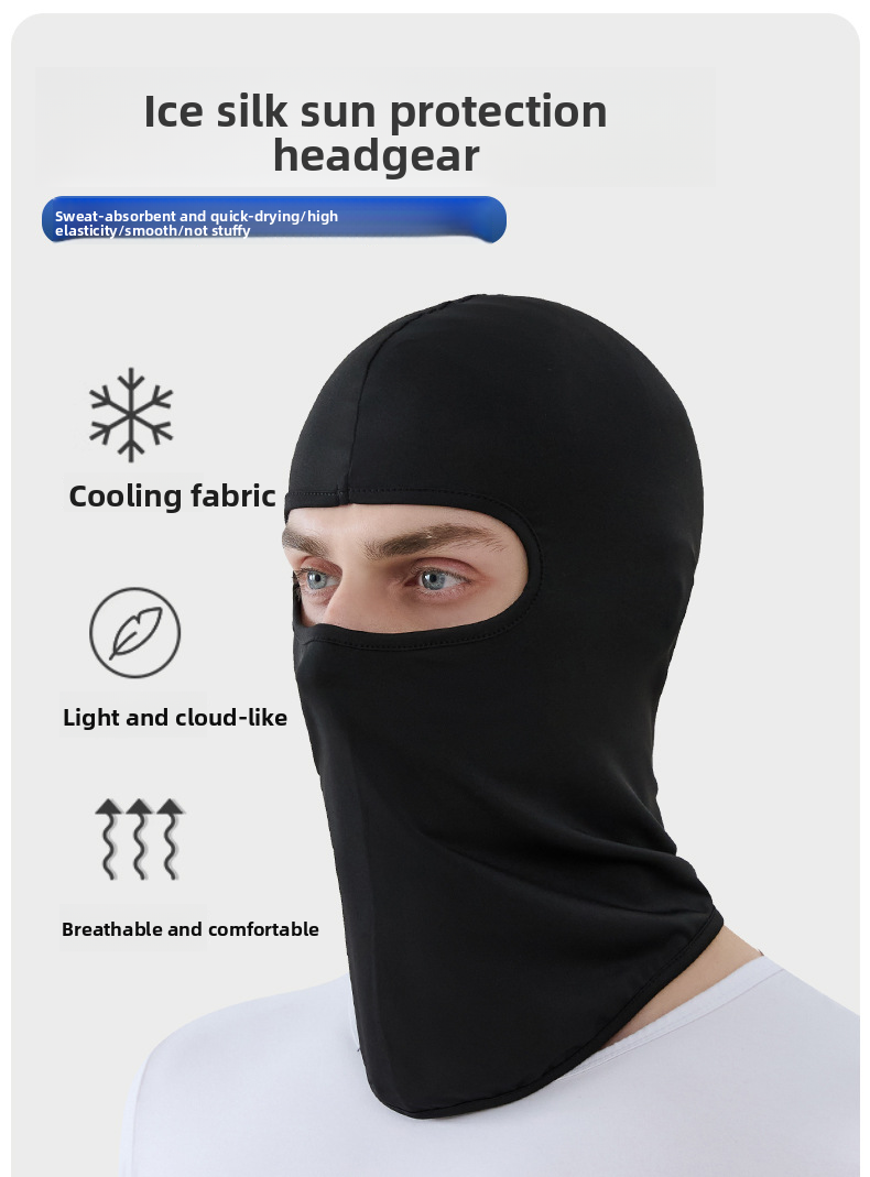 Outdoor Cycling Sun Protection Mask Bicycle Helmet Liner Windproof Sports Headscarf Head Cover Dustproof Hat For Men And_autovado.com