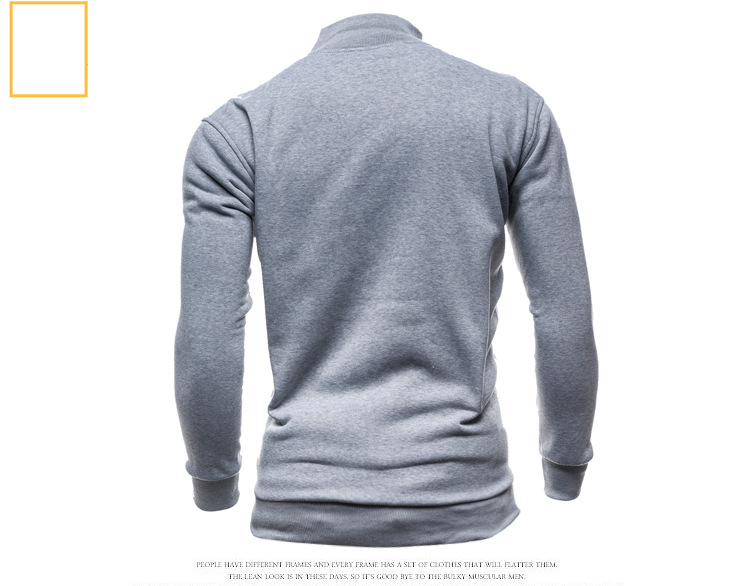 Men's Clothing wsih men's retro sweatshirt sports cardigan fleece zipper jacket_autovado.com