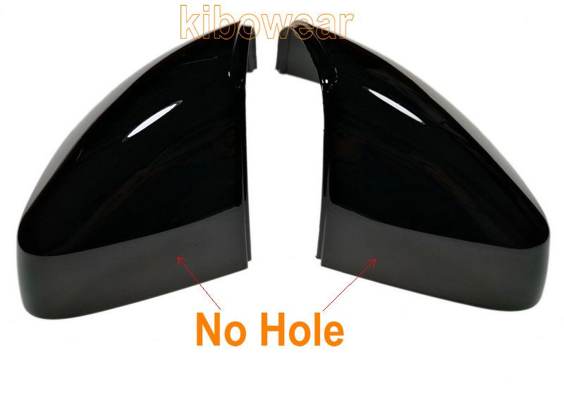Black Side Wing Mirror Cap Covers for Auto A3 S3 8V 2013 2014 2015 2016 2018 2017 2019 Replace (Glossy Pearl Black) 2020_autovado.com