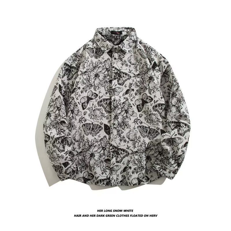 Men's clothing retro plaid shirt women's jacket autumn shirt casual cardigan chic top_autovado.com