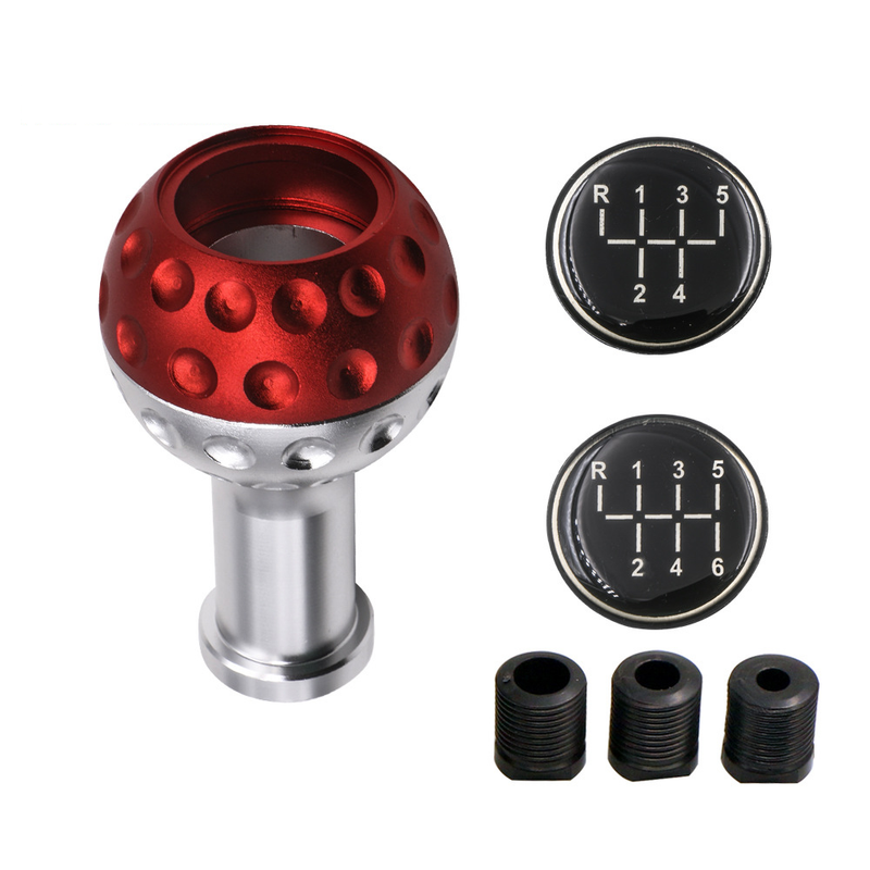 Car metal gear lever manual gear lever head auto parts GTI modified universal gear lever SK40_autovado.com
