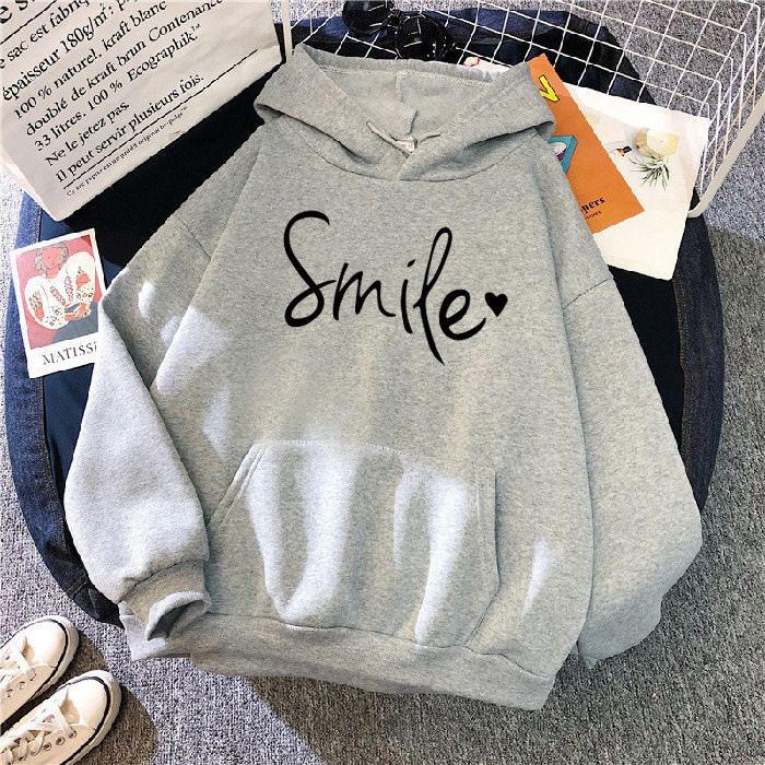 Women's clothing 2023 new autumn letter hooded loose ladies sweatshirt women's tops _autovado.com