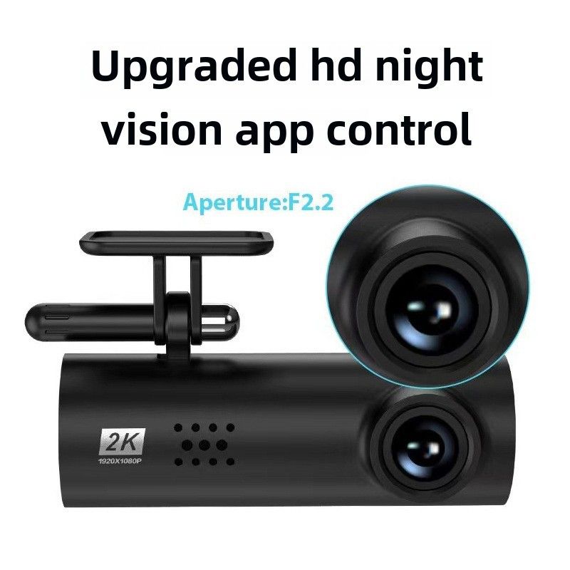 Cross-border driving recorder HD night vision lipstick machine wireless WiFi screen-free single lens 3m glue Dash Cam_autovado.com