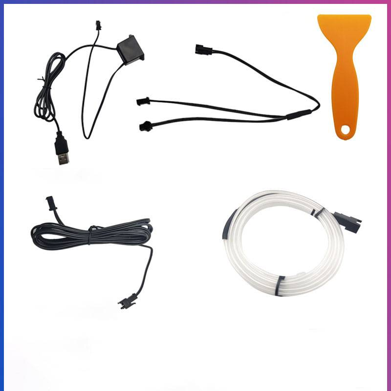 EL cold light guide car atmosphere light bar car atmosphere light universal model _autovado.com