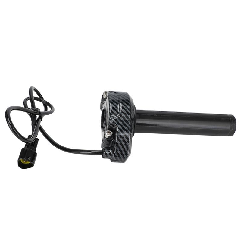 Electronic Throttle Grip For X/S Motorcycle - 2nd Gen (Carbon Fiber Look) - Universal Fit For Custom Bike Upgrades_autovado.com