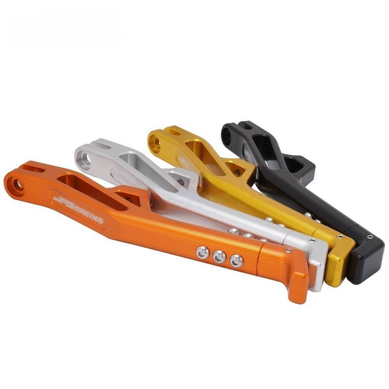 Motorcycle Side Stand Kickstand CNC Aluminum Alloy Universal Fit For Off-Road Dirt Bike S/X Accessories (Black/Orange)_autovado.com