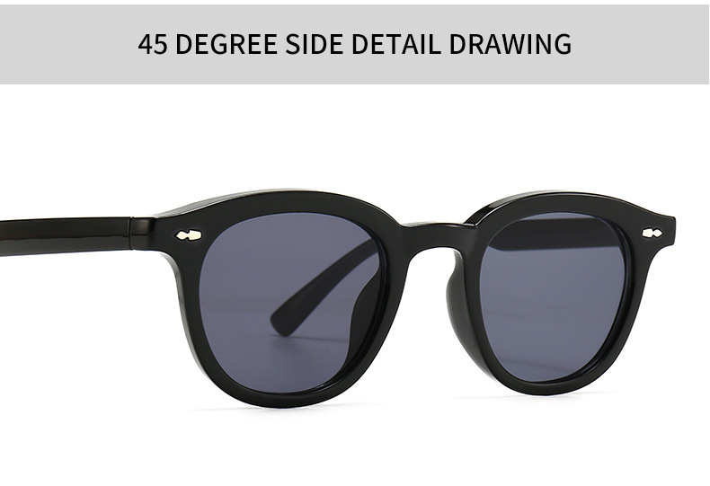 narrow frame anti-blue light flat mirror trendy street photography modern charm retro sunglasses 86374_autovado.com