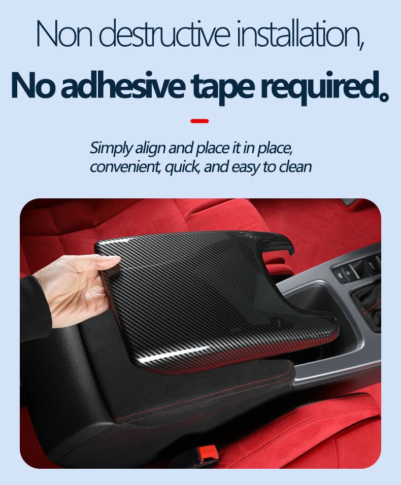 New Model Handbrake Eleventh Generation Civic Armrest Box Panel Carbon Fiber Central Decoration Center Console Gear_autovado.com