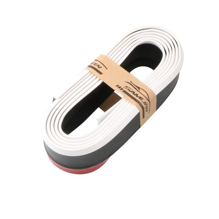 Anti-Collision Modification Universal Small Body Kit Bumper Carbon Fiber Car Accessories Front Lip Strip_autovado.com