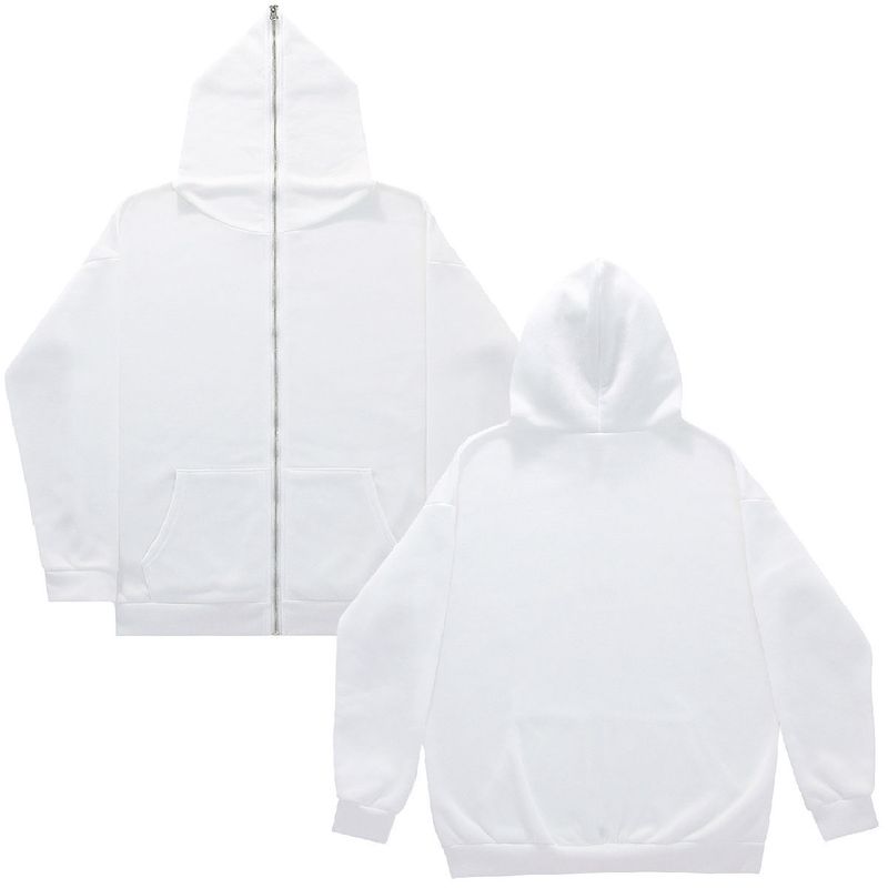 Men's Clothing Solid color sweatshirt zipper hoodie blank cardigan zipper hoodie sweatshirt spot_autovado.com