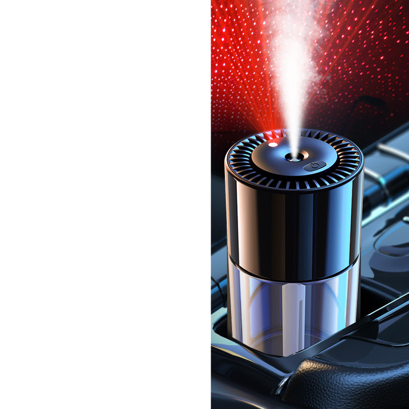 Car aromatherapy Machine car intelligent star ceiling lamp car perfume atomization humidifier automatic deodorant spray_autovado.com