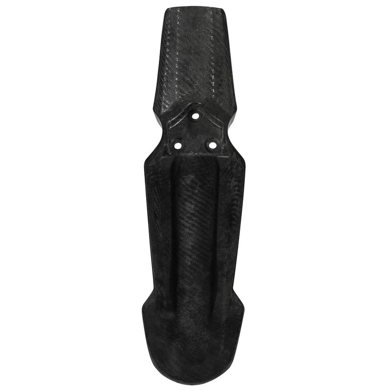 Carbon Fiber Front Fender For Electric Dirt Bike - Lightweight & Durable Motorcycle Mudguard Upgrade (49x13x10cm, Black Gold/Black Purple)_autovado.com