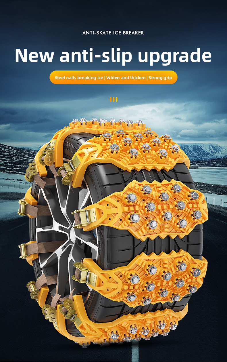 New Universal Cars, Off-Road Vehicles, SUVs, Crawler Snow Chains, Special Anti-Slip Chains For Car Tires_autovado.com