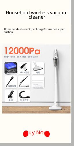 Wireless charging car vacuum cleaner car with large suction hand-held mite removal pet cat dog hair vacuum cleaner household_autovado.com