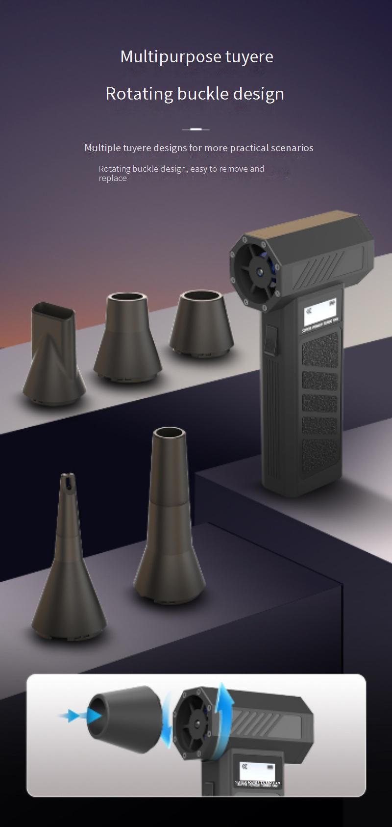 20000Pa Cordless Car Vacuum Cleaner With 5 Nozzles - Handheld Blower & Dust Extractor For Auto Detailing, Camping Gear, And Home Use_autovado.com