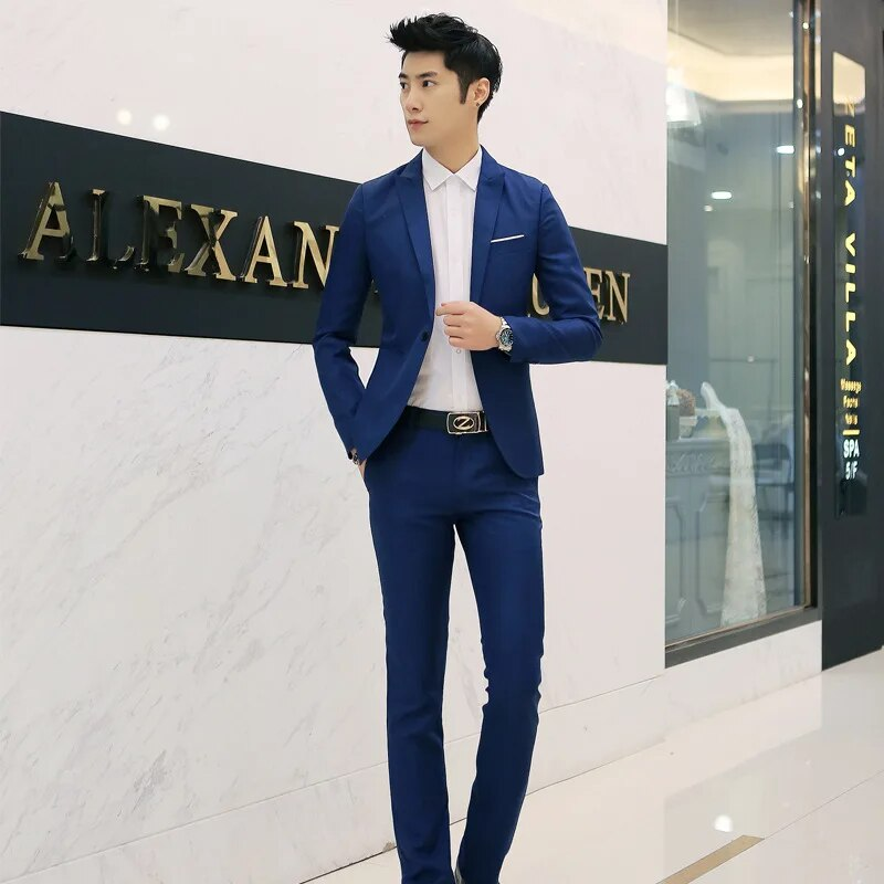 High Quality Men Suit Set Blazers Business 3 Pieces Formal Vest Pants Full Coats 2024 Wedd Elegant Jackets Free_autovado.com