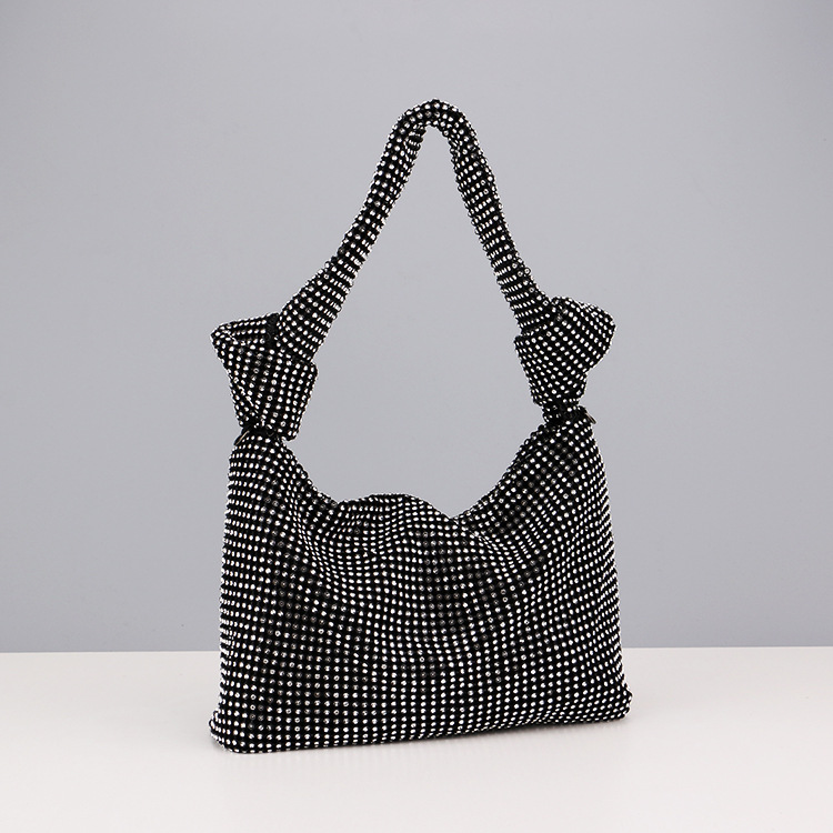 Internet celebrity popular rhinestone handbag dinner bag ladies dress versatile bag European and American banquet evening bag_autovado.com