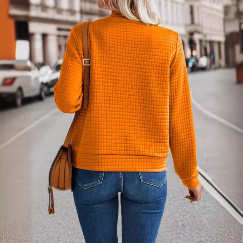Women's Clothing New Fashion Long sleeved Small Style Tops and Jackets_autovado.com