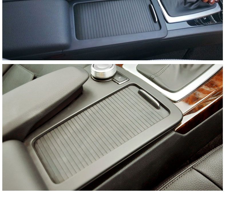 Applicable to Mercedes-Benz C- Class E-Class Water Cup Holder Pull Plate W204 W212 Central Control Storage Cover Plate Water Cup Holder Cover Plate_autovado.com