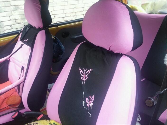 General Motors seat covers purple pink butterfly embroidery_autovado.com