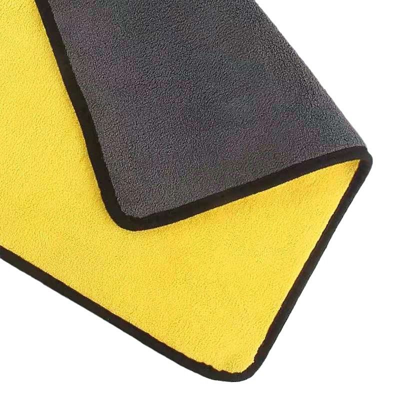 High Density Wash Coral Velvet Double-sided Thickened Car Towel, Household Glass Cleaning Towel Can Be Added_autovado.com