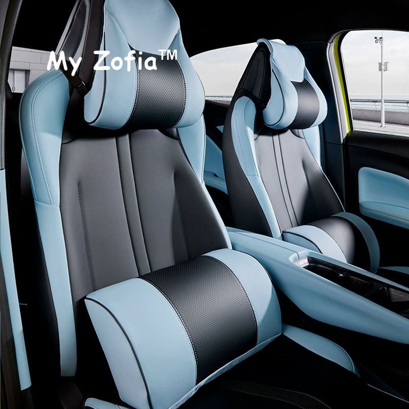 For BYD Dolphin Mini Seagull 2024 2025 2026 Car Leather Headret Pillow Cuhion Breathable Seat Head Neck Pad_autovado.com