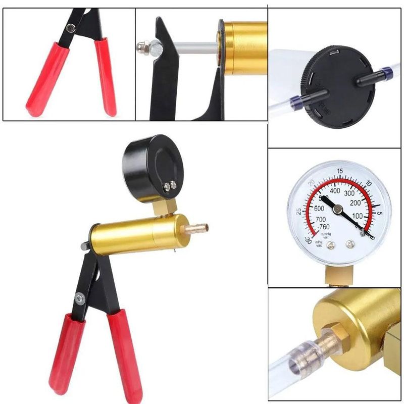 Car Air Conditioning Extraction Manual Powerful Suction Tool Brake Replacement Oil Vacuum Pump_autovado.com