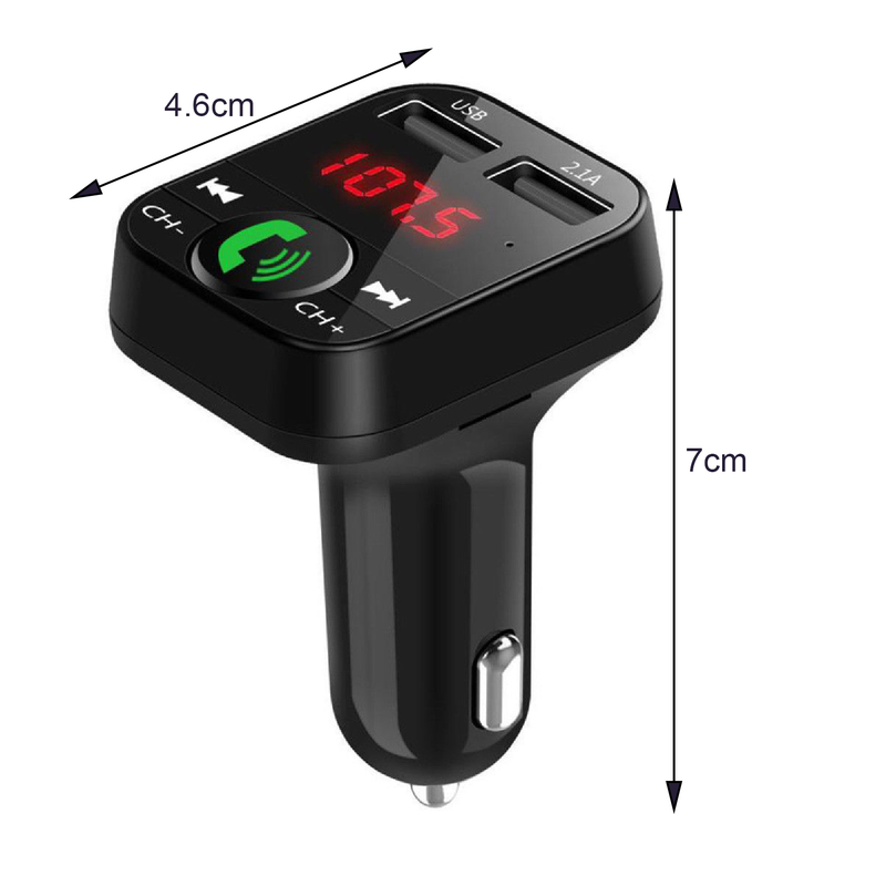 Car MP3 Player Multi-function Good Sound Effect Wireless Deep Bass Hi-Fi Sound FM Transmitter for Truck_autovado.com
