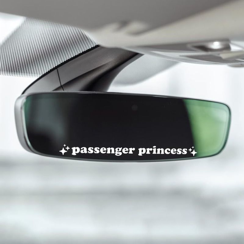 Hello Beautiful car rearview mirror sticker rearview mirror female decoration decal_autovado.com