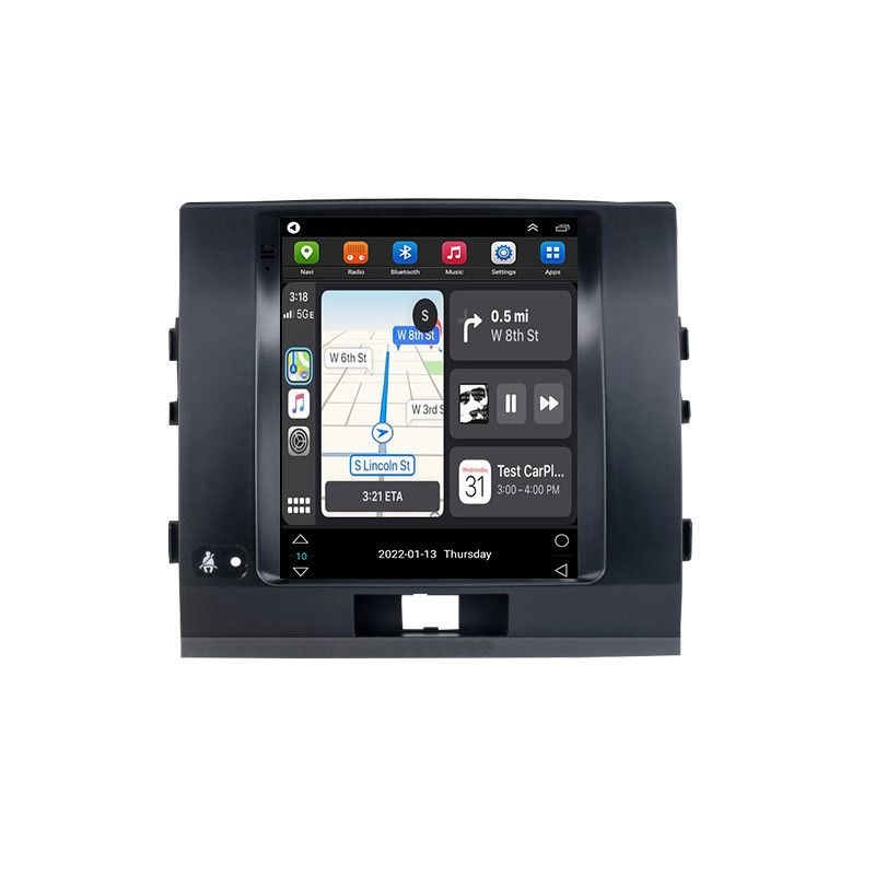 Suitable for Toyota Land Cruiser Android Navigator 9.7 inch vertical screen car display all in one machine_autovado.com