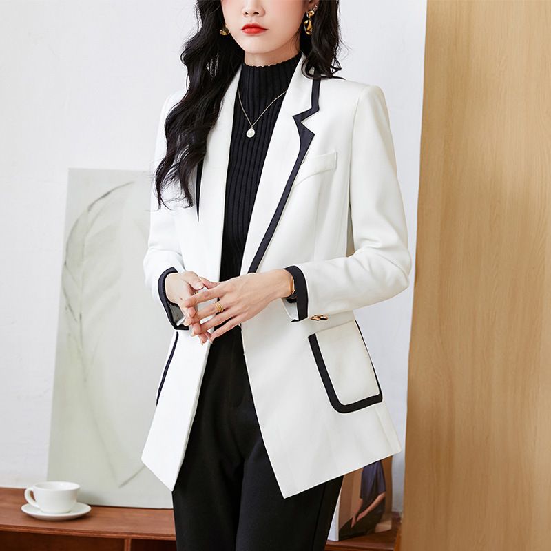 Women's Clothing slim-fit elegant commuter casual all-match small top suit_autovado.com