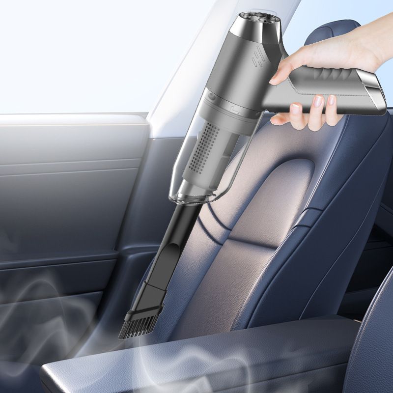On-the-way wireless car vacuum cleaner small hand-held blow suction dual-purpose locomotive with super large suction force inside the car_autovado.com