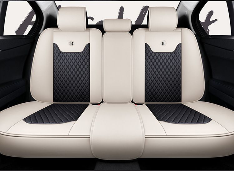 Car seat cushion four seasons universal fully surrounded cute seat cover goddess seat cushion all-inclusive car seat cover winter car interior_autovado.com