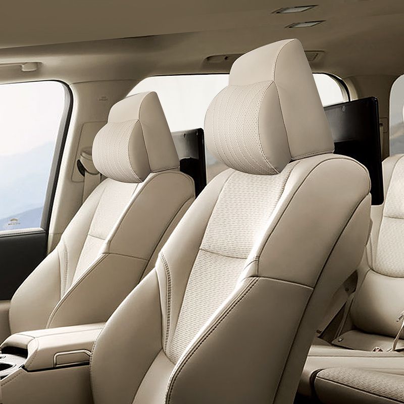 For Land Cruiser LC300 GX.R 2023 Herest Pillow Cushion Leather Full Surround Cover Car Seat He Neck Rest Anti-Dust_autovado.com