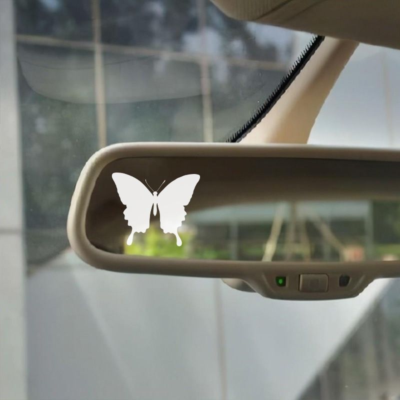 butterfly butterfly car stickers personalized car stickers rearview mirror decorative stickers_autovado.com