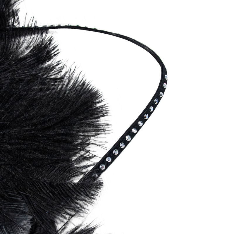 Women's solid color feather tube top sleeveless short skirt dress_autovado.com