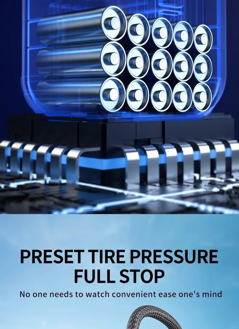 4-in-1 Jump Pump, Power Bank, Lighting, Portable Air Compressor, Cars, Battery, Starter, Start, Car Tire Inflator_autovado.com