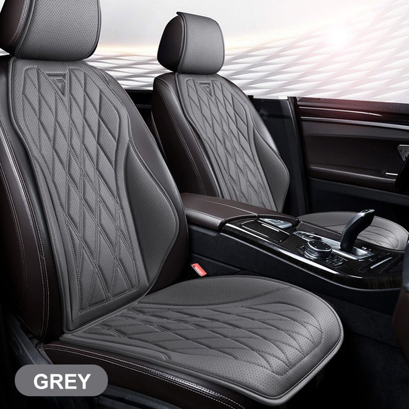 Universal Cushion Nappa Leather Breathable Covers Comfortable Four Seasons Auto Seat Protector Car Chair Pads_autovado.com