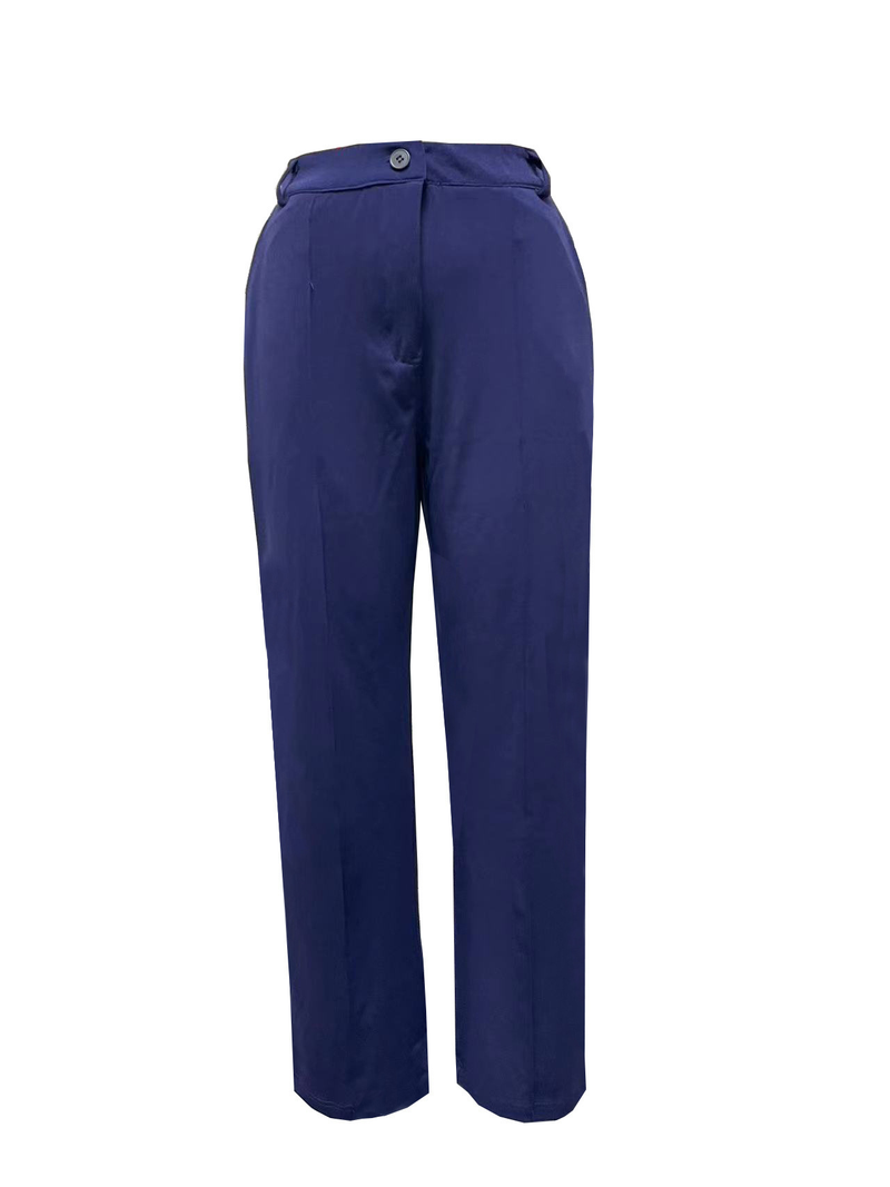 Women's Fashion Lapel Cardigan Temperament Suit Jacket Pants Suit_autovado.com