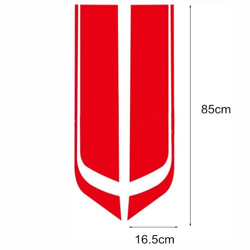 Car Machine Cover Decorative Striped Stickers, Suitable For All Cars, SUVs, Off-road Vehicles, Universal Stickers_autovado.com