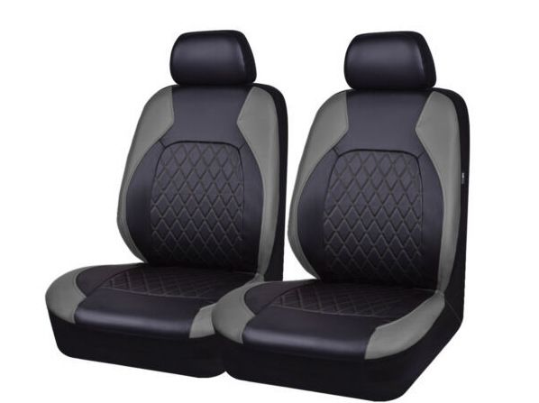 Car seat cover single line quilted bracket leather pu leather_autovado.com