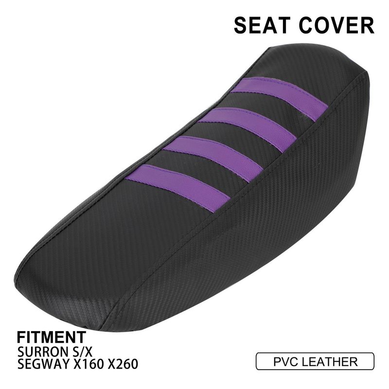Motorcycle Seat Cover - Extra Wide & Thick Padding For X160/X260 Bikes - Non-Slip & Waterproof (Red/Blue/Black/Purple)_autovado.com