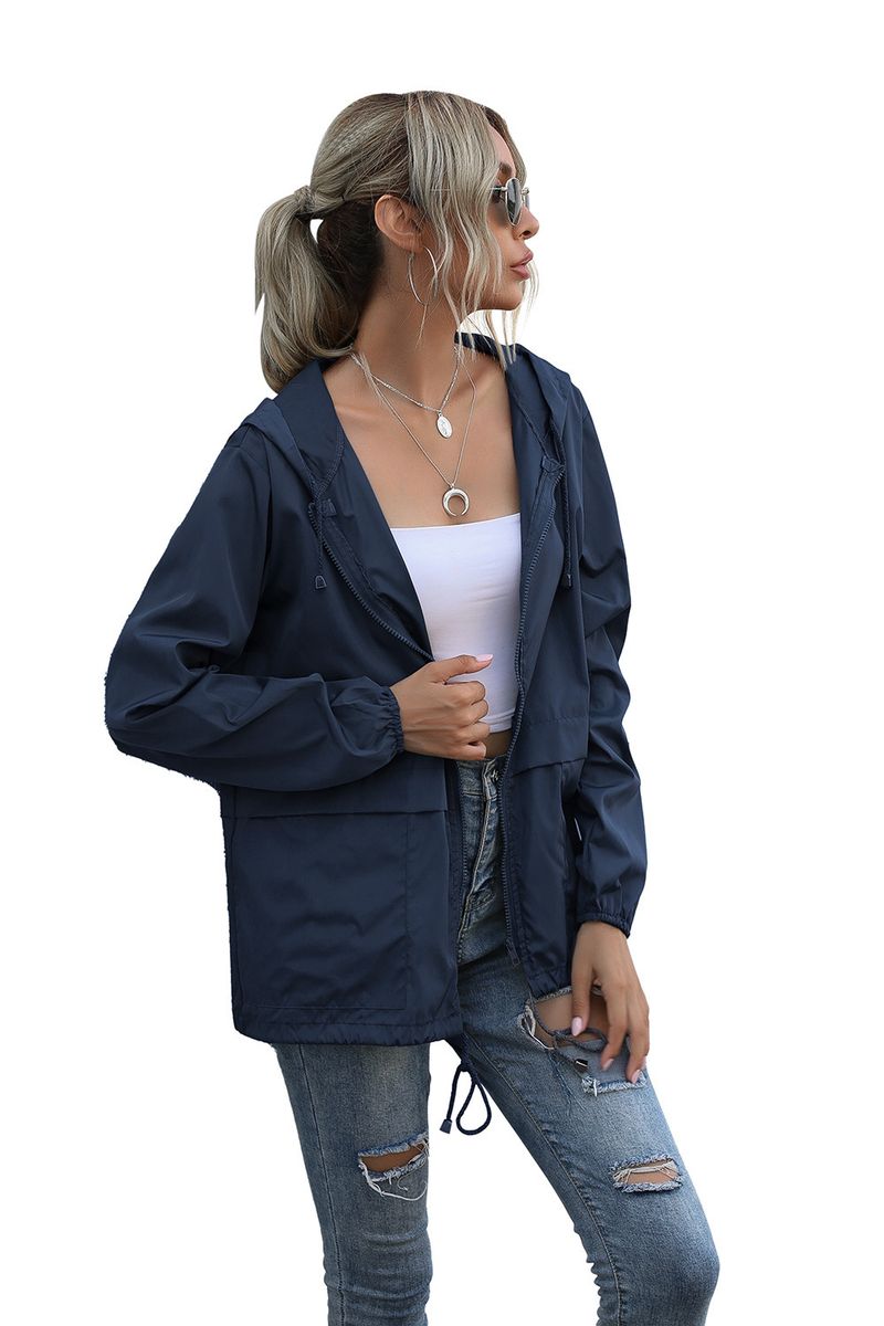 Women's Zipper Hoodie Lightweight Outdoor Hiking Raincoat Jacket Jacket Ready in Stock_autovado.com