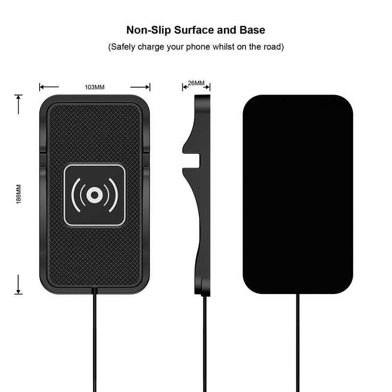 D7 Charger Dual-Use For Home And Car Navigation Model Anti-Slip Mat Modified With Wireless Charging_autovado.com